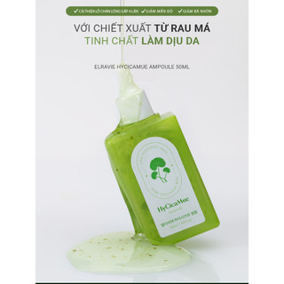 Set 2 Tinh Chất Dưỡng Da, Kiểm Soát Bã Nhờn Elravie HyCicaMue Ampoule 50ml