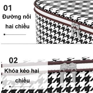 Hộp Đựng Đồ Vải 110L 40x40x50cm Có Nắp – Giỏ Vải Đựng Quần Áo, Chăn Mền Gấp Gọn Cao Cấp