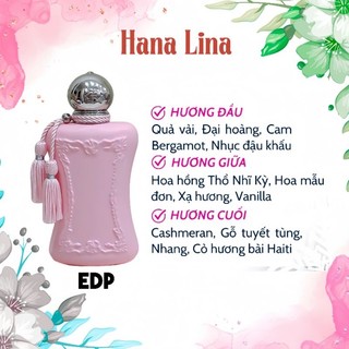 Nước hoa (chiết thơm lâu 10ml), Dellina Ngọt Ngào Quyến Rũ Sang trọng, hương hoa hồng