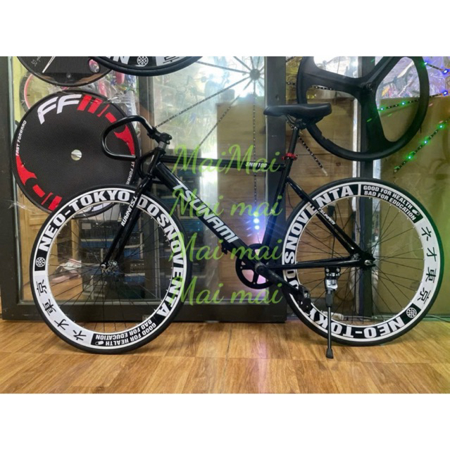 Xe Đạp Tsunami Hàng VN Lắp Ráp Single Fixgear Tem Bánh Tokyo Vành 4 ...