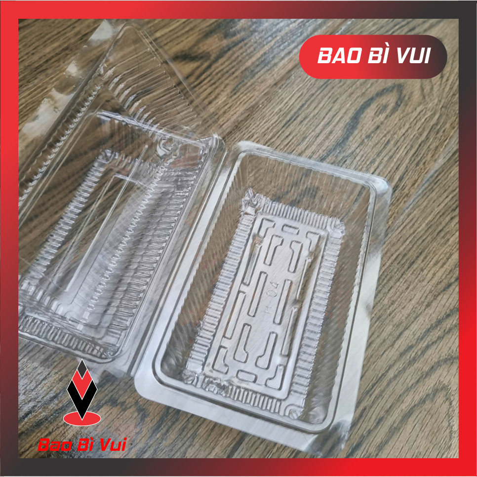 [ Bao 1000 cái] Hộp đựng bánh H30 / H50 / H55 / H25 / H21 nhựa PET - BAO BÌ VUI