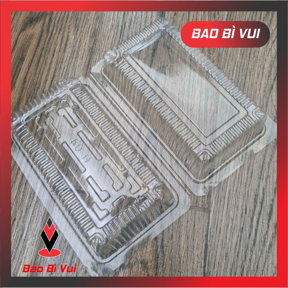 [ Bao 1000 cái] Hộp đựng bánh H30 / H50 / H55 / H25 / H21 nhựa PET - BAO BÌ VUI