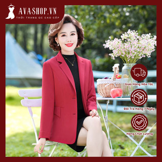 Áo Khoác Vest Trung Niên Mềm Đẹp Cao Cấp AV45