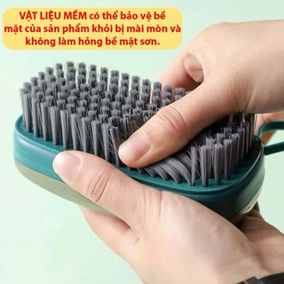 bàn chải vệ sinh có ngăn đựng xà phòng,bàn chải cọ lông mềm thế hệ mới