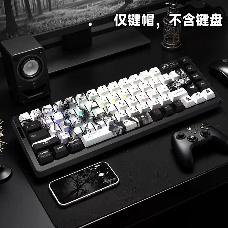 Keycap Wotting song ngữ LEA Chainsaw Man cherry PBT siêu đẹp cho bàn phím | BigBuy360 - bigbuy360.vn
