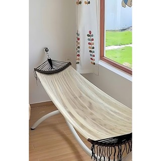 Võng bán nguyệt LOALOAHOME lắp ráp khung thép mạ kẽm sơn tĩnh điện chịu lực 300kg, lưới võng bền đẹp