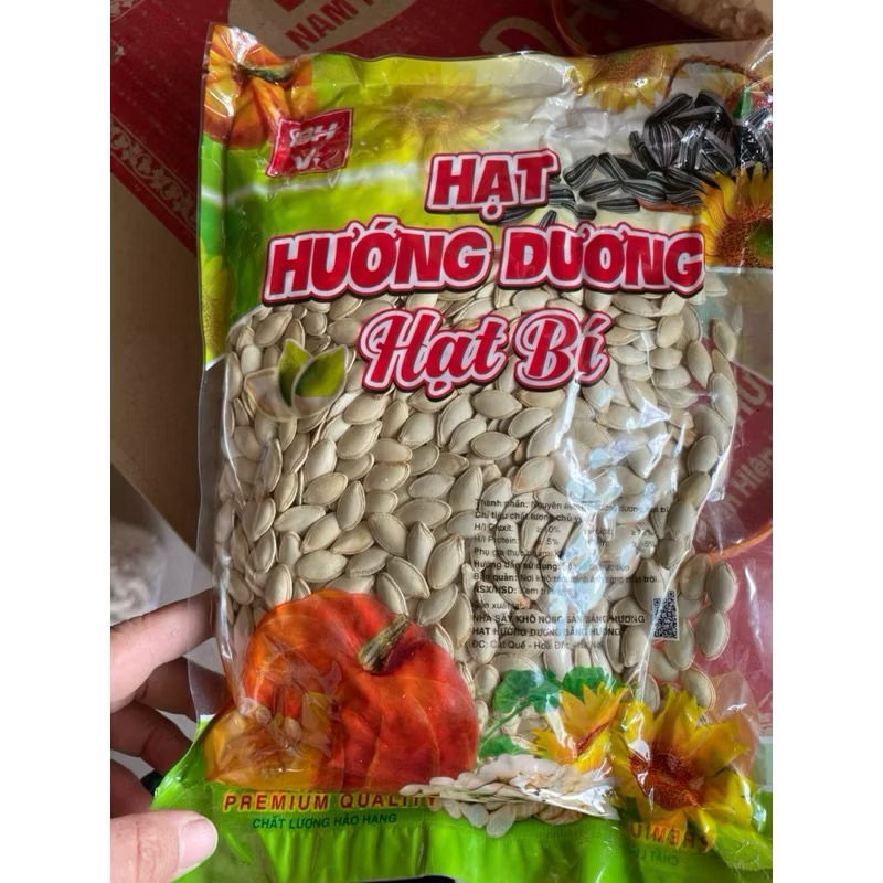 ( 500gr) Hạt bí rang sấy giòn ngon