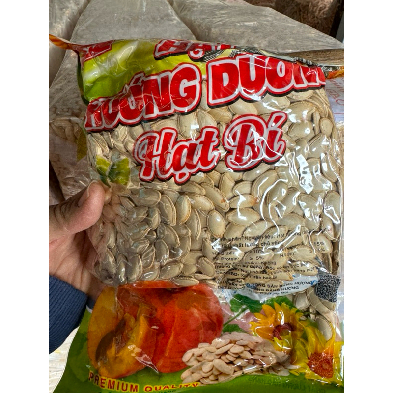 ( 500gr) Hạt bí rang sấy giòn ngon