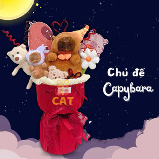 Bó Hoa Gấu Bông Theo Chủ Đề, Hoa Búp Bê Hoạt Hình Nhiều Mẫu Dễ Thương Làm Quà Tặng