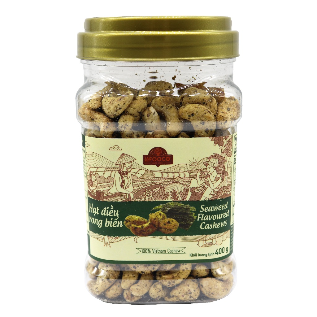 Hạt điều LAFOOCO rong biển Seaweed Flavoured Cashews
