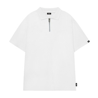 Áo Polo ZIP Local Brand Unisex LUCID BASIC  Cao Cấp Nam Nữ Tay Lỡ From Rộng Chất Cotton