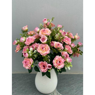 Cụm hồng rose -cụm hoa hồng tỉ muội nhí cắm bình trang trí