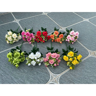 Cụm hồng rose -cụm hoa hồng tỉ muội nhí cắm bình trang trí