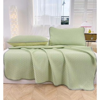 Chiếu Băng Lạnh hạt massage - Set chiếu 3 món chất liệu vải băng lạnh thấm hút mồ hôi thoáng khí