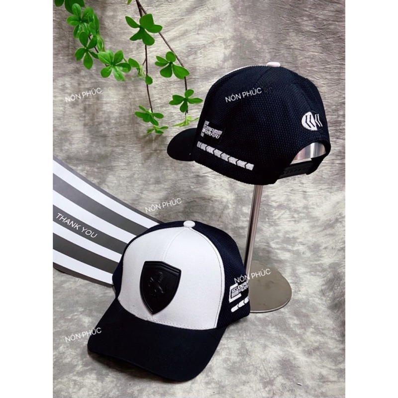 MŨ KẾT VÁ LƯỚI XỊN LOGO CON NGỰA THỜI TRANG FREESIZE