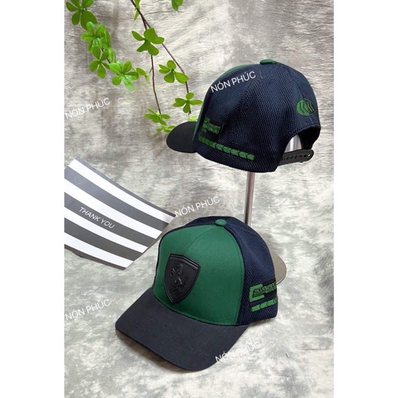 MŨ KẾT VÁ LƯỚI XỊN LOGO CON NGỰA THỜI TRANG FREESIZE