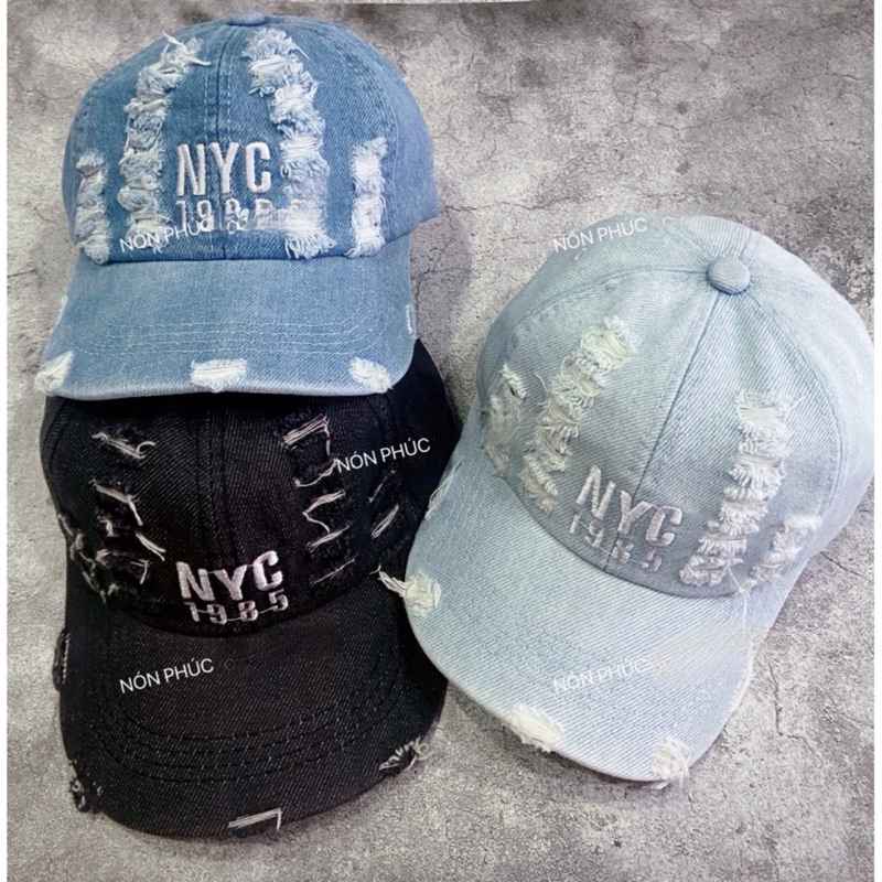 MŨ KẾT JEAN RÁCH NYC1985 SIÊU BỤI NAM NỮ