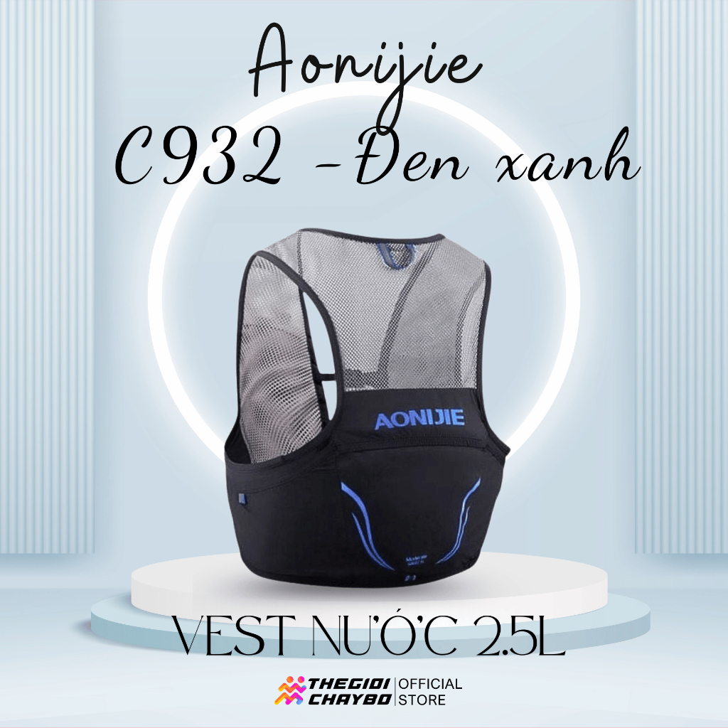 Vest nước chạy bộ Aonijie C932 - Dung tích 2.5L