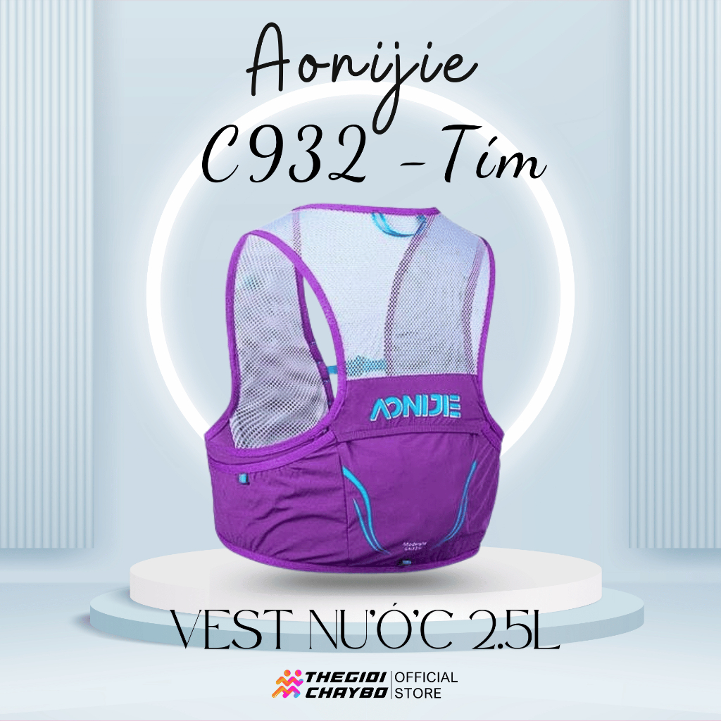 Vest nước chạy bộ Aonijie C932 - Dung tích 2.5L