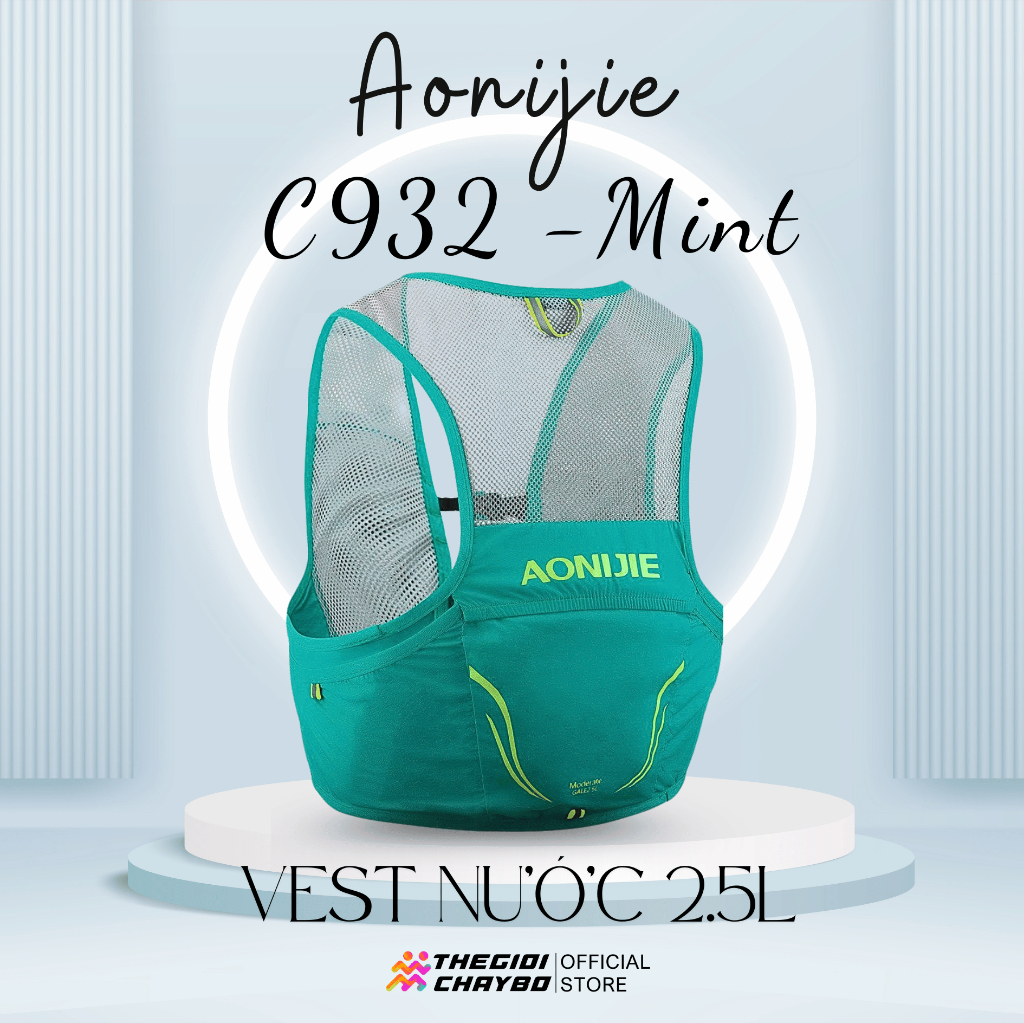 Vest nước chạy bộ Aonijie C932 - Dung tích 2.5L