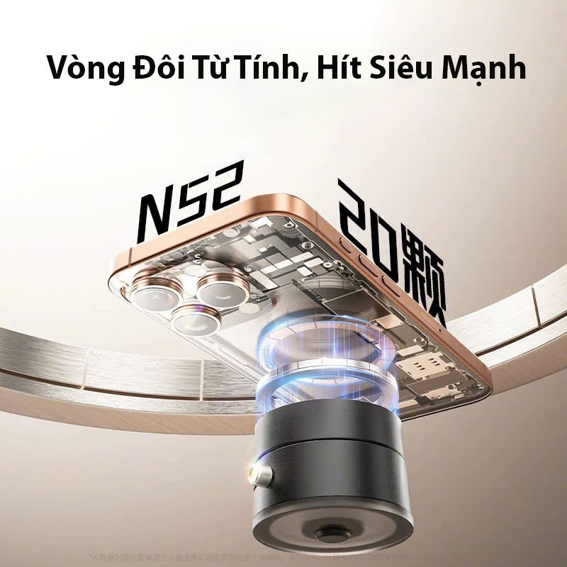 Giá Đỡ Nam Châm Chân Không Đa Năng – Hút Chắc, Gập Gọn, Dùng Được Mọi Nơi