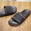 ⚡️[Hight Quality] Dép Lê Quai Ngang 1h1l1p P1en Studded Sliders - Điểm Nhấn Logo Nổi Phối Đính Đá Lấp Lánh Full Box Qccc