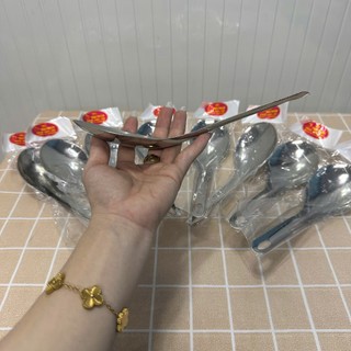 5c Vá xới cơm bằng inox - vá cơm inox, Muôi xới cơm dùng múc cơm - Hùng Home