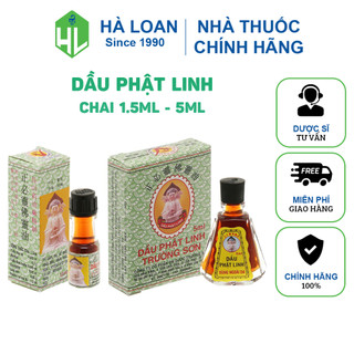 Dầu gió Phật Linh Trường Sơn (Chai 1.5ml - 5ml)