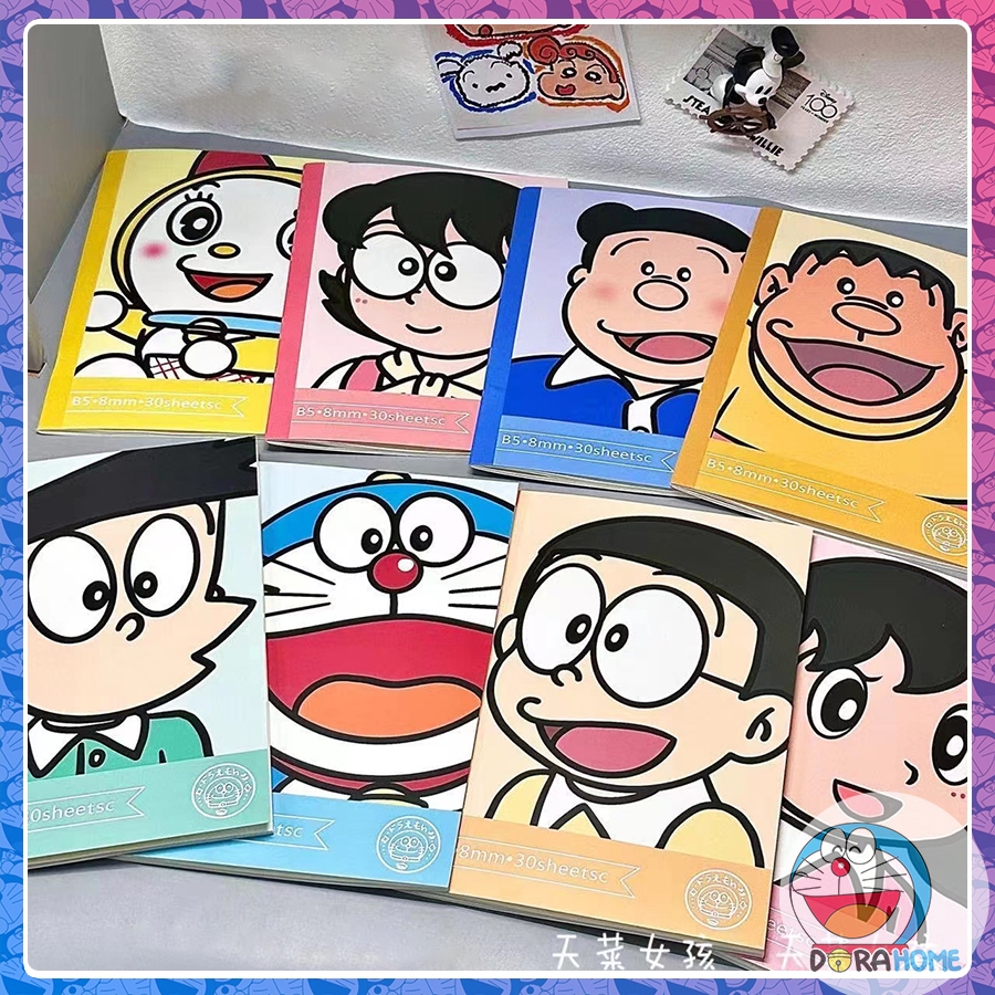Vở kẻ ngang Doraemon Doremon cute dễ thương 30 trang khổ B5 VP0043 ...