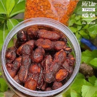 500gr Me Lào muối tôm,hàng đóng nắp bạc,vị chua nhẹ,8 ngọt,2 chua,ngon bá cháy.