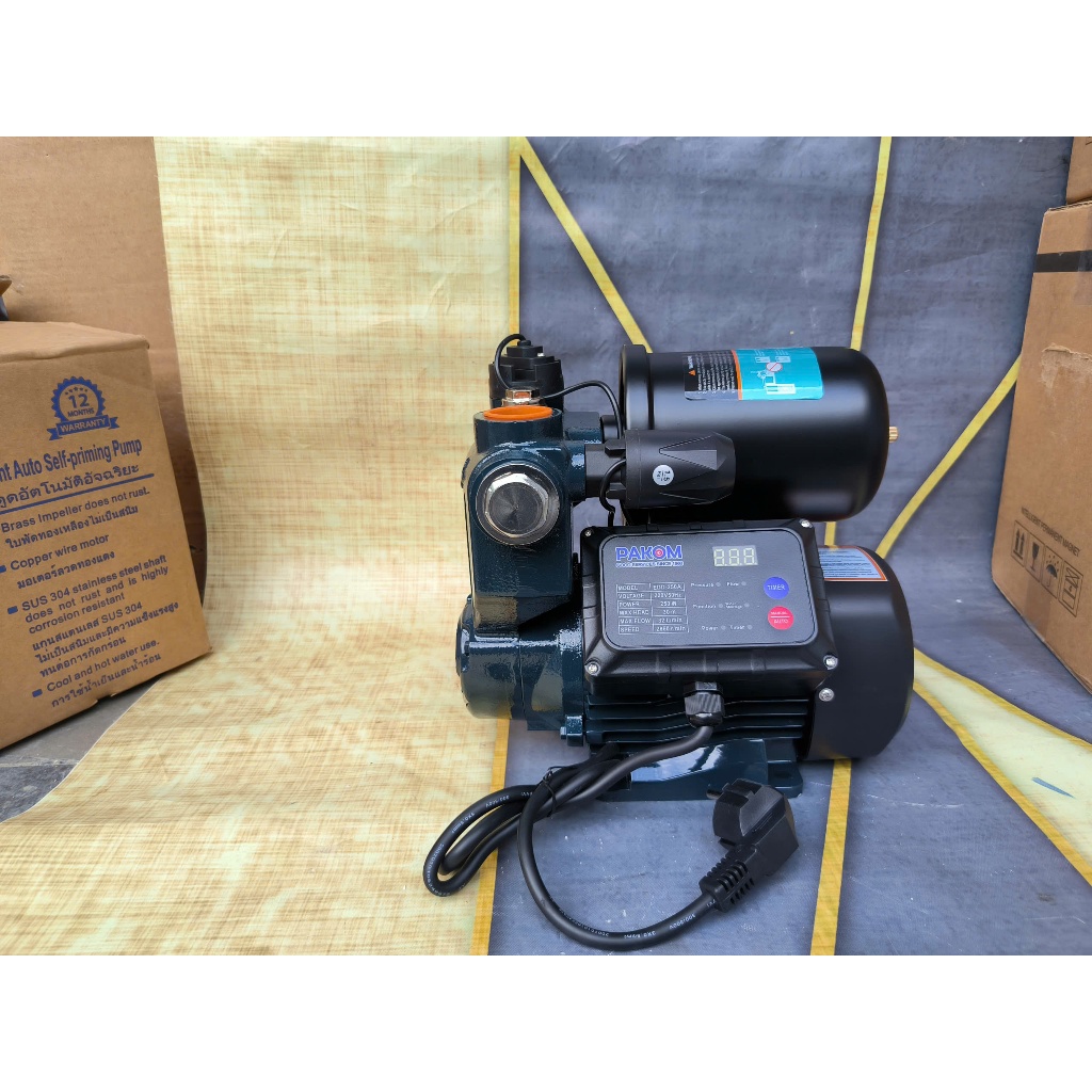 BƠM NƯỚC TĂNG ÁP 150W NƯỚC NÓNG VÀ LẠNH CAO CẤP ĐIỆN TỪ – PAKOM THÁI ...