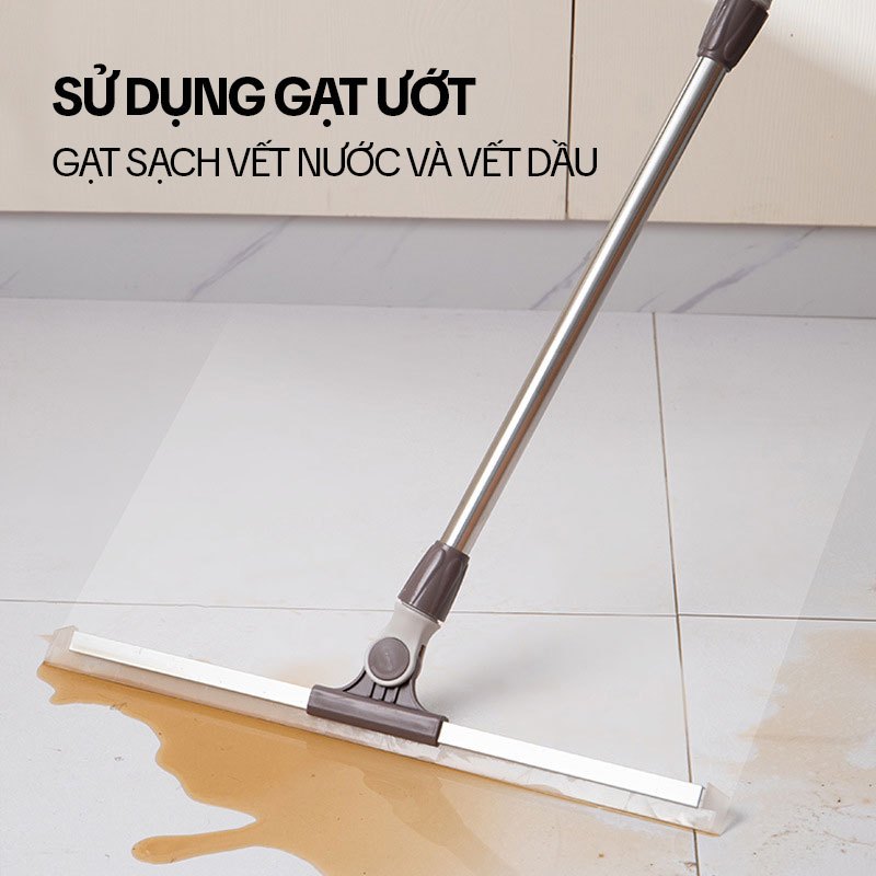 Ảnh Cây Gạt Nước Sàn Nhà KITIMOP G50 - Chổi Gạt Nước Silicon, Cây Quét Đẩy Nước Nhà Tắm, Nhà Vệ Sinh 2