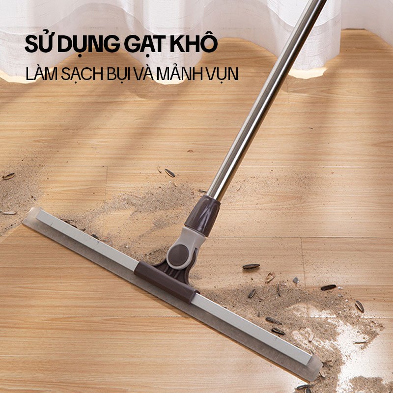 Ảnh Cây Gạt Nước Sàn Nhà KITIMOP G50 - Chổi Gạt Nước Silicon, Cây Quét Đẩy Nước Nhà Tắm, Nhà Vệ Sinh 3