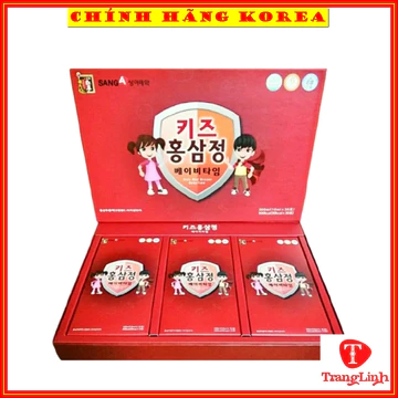 Nước Hồng Sâm Baby SangA Hàn Quốc, Hộp 30 gói - Hồng Sâm Hàn Quốc Cho Bé Ăn Ngon Ngủ Tốt