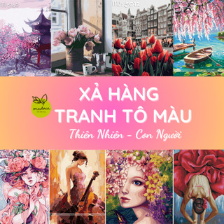 [XẢ HÀNG] Tranh tô màu số hóa Madoca THIÊN NHÊN - PHONG CẢNH có khung 40x50cm