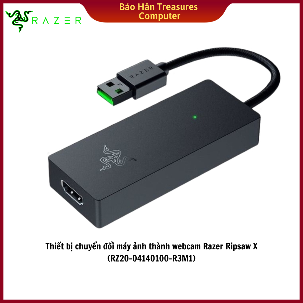 Thiết bị chuyển đổi máy ảnh thành webcam Razer Ripsaw X (RZ20-04140100 ...