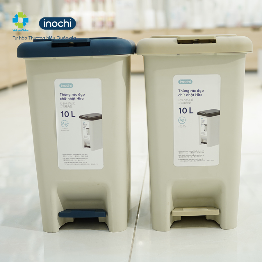Thùng Rác Chữ Nhật Hiro Inochi - Chất Liệu Cao Cấp, Chắc Chắn , An Toàn ...