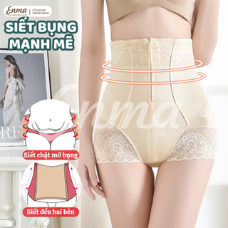 Quần Gen Nịt Bụng Định Hình ENMA Cạp Cao Kéo Khóa Có Nẹp Chống Cuộn Siết Eo Thon Gọn QS01