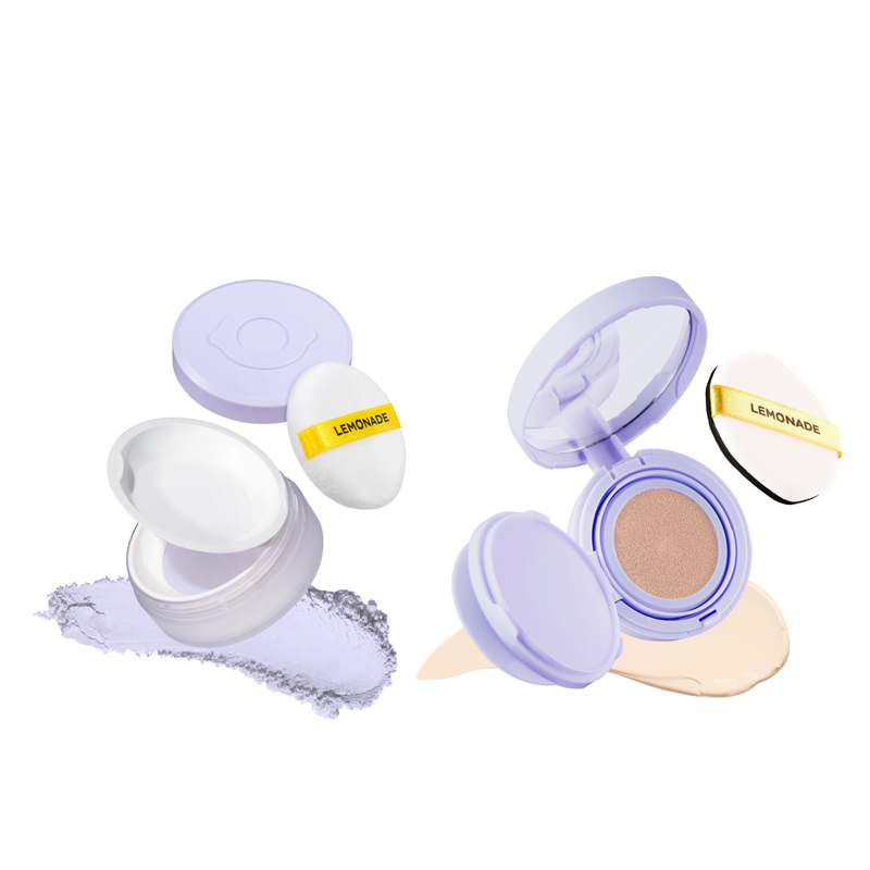 Ảnh Combo LEMONADE Phấn Nước Mỏng Nhẹ Supermatte No Makeup Cushion 15g và Phấn Phủ Supermatte No Makeup Loose Powder 9g 1