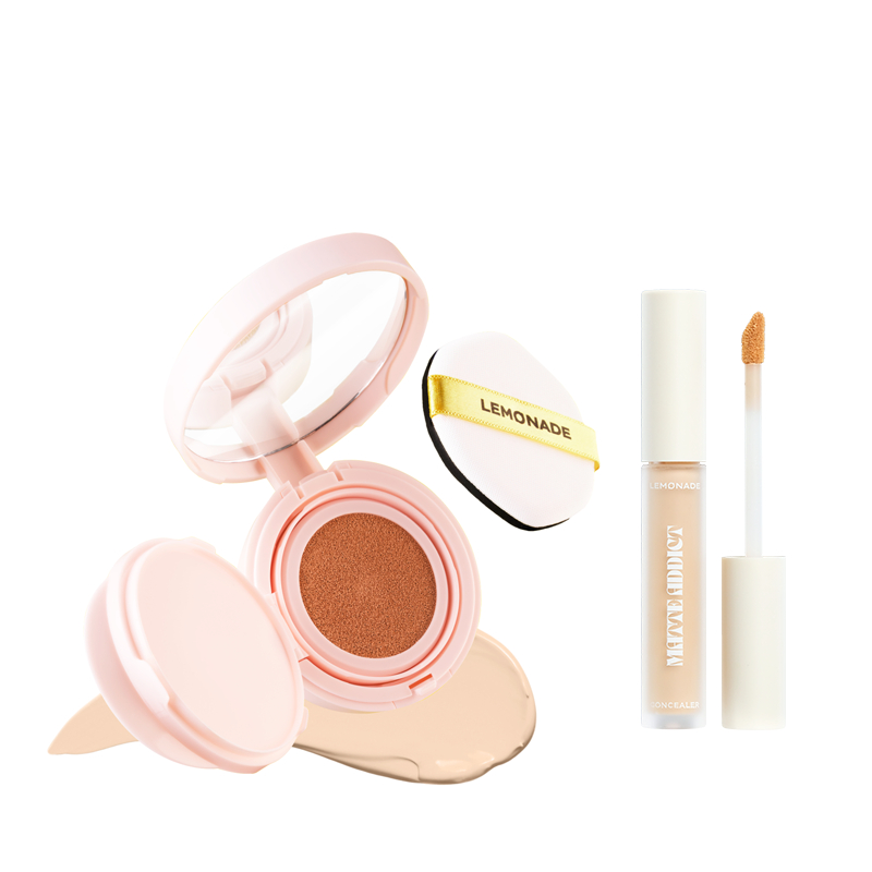 Ảnh Combo Lemonade Phấn nước Supermatte Cushion 15g và Kem Che Khuyết Điểm Matte Addict Concealer 3g 1