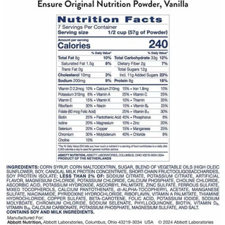 Sữa bột Ensure Original Mỹ 400g