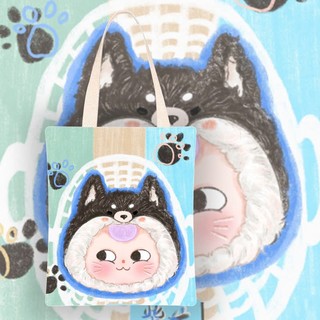 Túi Vải Canvas BB3 Đầu Husky -lớn- Túi Tote Đi Học Dạo Phố Dễ Thương MEILI STORE