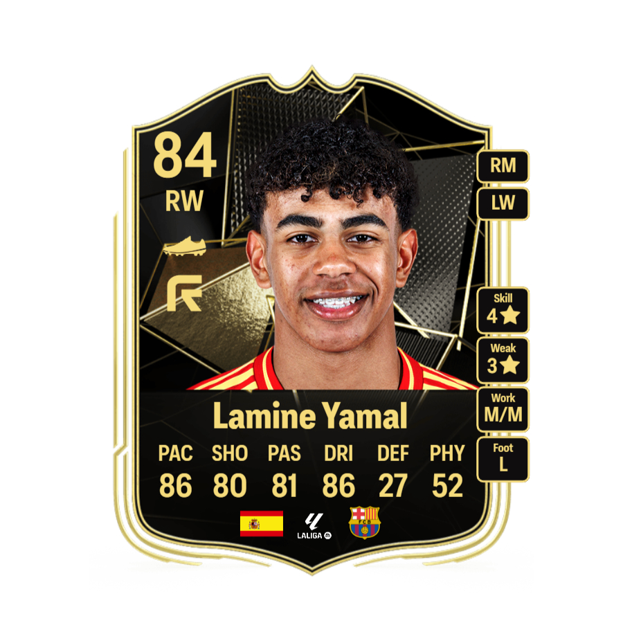 Móc khóa cầu thủ Lamine Yamal Other FUT 25 Versions - trí decor