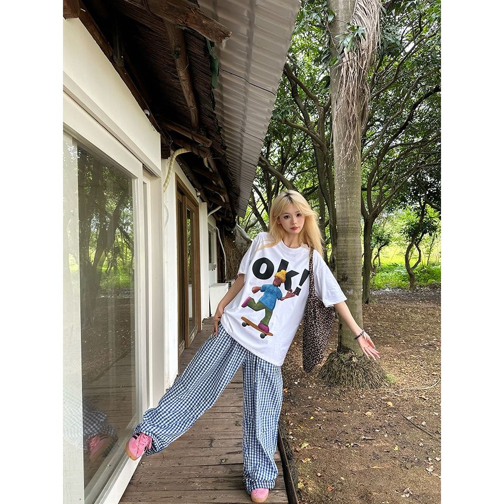 Áo Thun Nam Nữ "OK" Tshirt, Áo phông RedLabel basic form rộng tay lỡ TS8