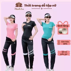 Bộ thể thao B30 áo phủ bụng, quần dài thể thao tập gym, yoga , đánh bóng , chạy bộ...hàng VNXK