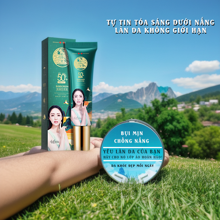 Kem Chống Nắng Kiêm Dưỡng Trắng Da 30ml SPF50+ PA++++ Chống Trôi Nước 4 Giờ - Dưỡng Ẩm & Không Để Lại Vệt Trắng