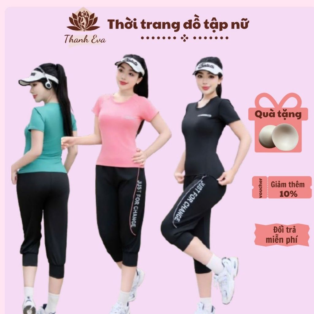 Bộ lửng thể thao B31 áo phủ bụng quần lửng tập gym , yoga , aerobic, đánh bóng , đạp xe ...