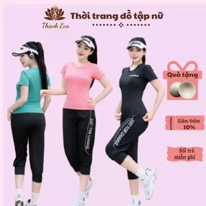 Bộ lửng thể thao B31 áo phủ bụng quần lửng tập gym , yoga , aerobic, đánh bóng , đạp xe ...