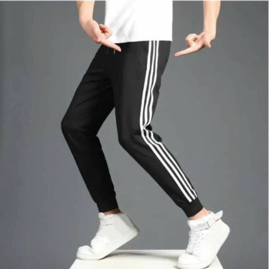 Quần thể thao nam nữ ,quần 3 sọc 1 sọc chất dày dặn, vải cao cấp không xù không nhăn - unisex L1