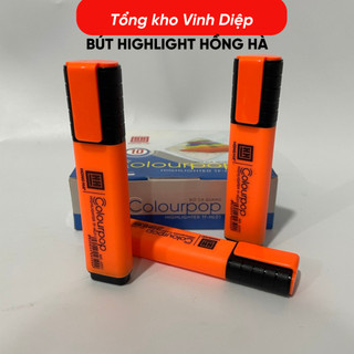 Bút Dạ Quang Hồng Hà Bút Nhớ Dòng Dạ Quang Highlight màu Da Cam